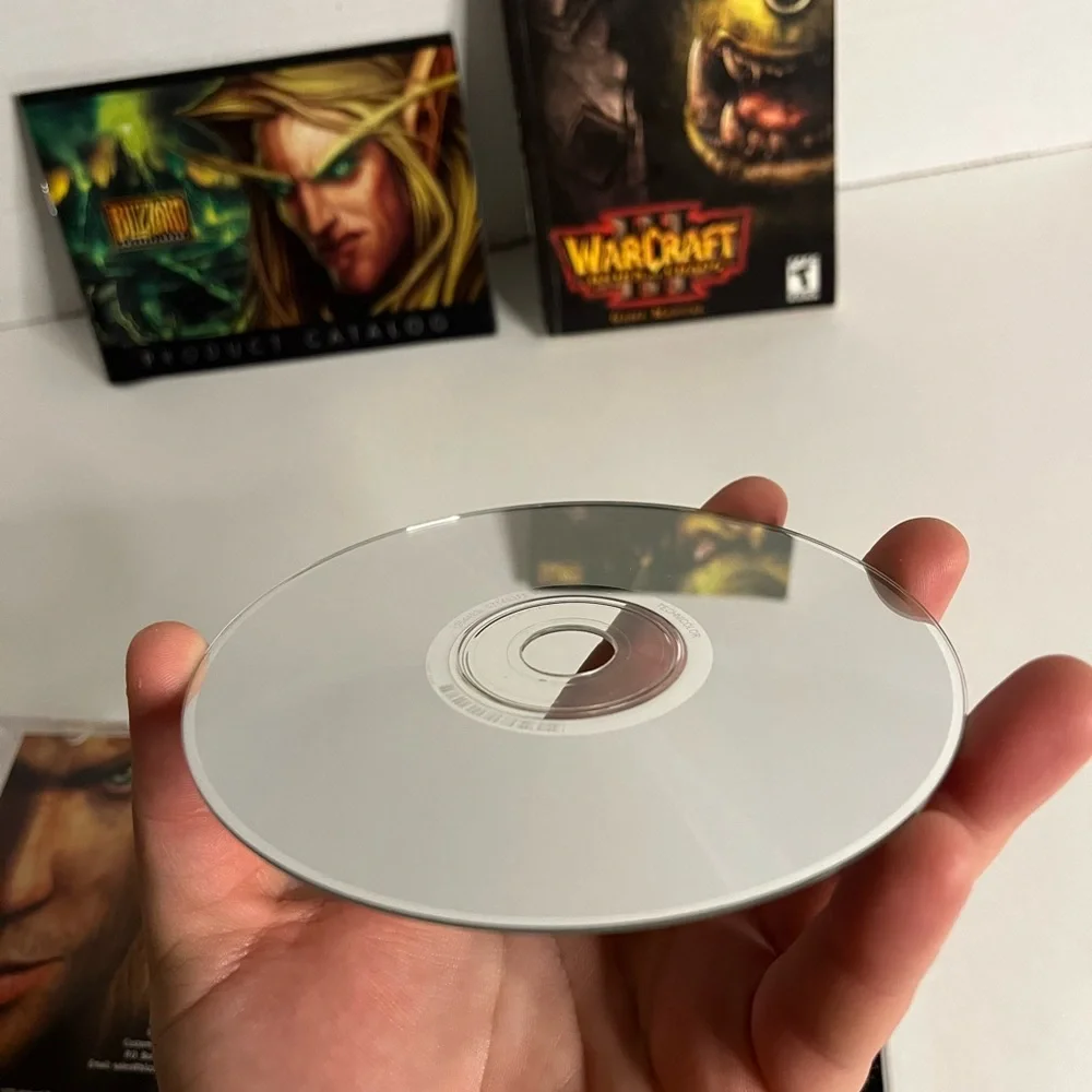 Warcraft 3 reign of chaos PC with Manual and product catalog